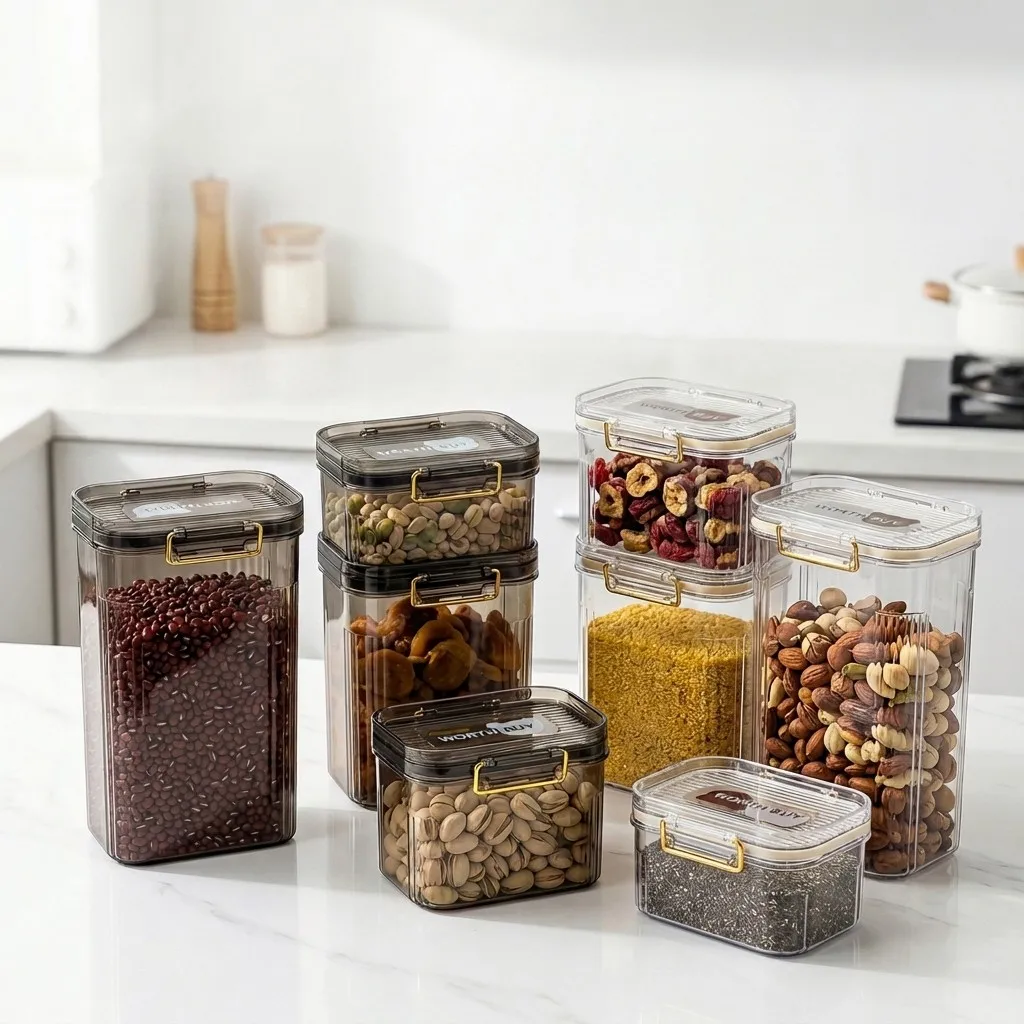 Recipientes herméticos para ar - Food Storage With Dividers avaliação e preço