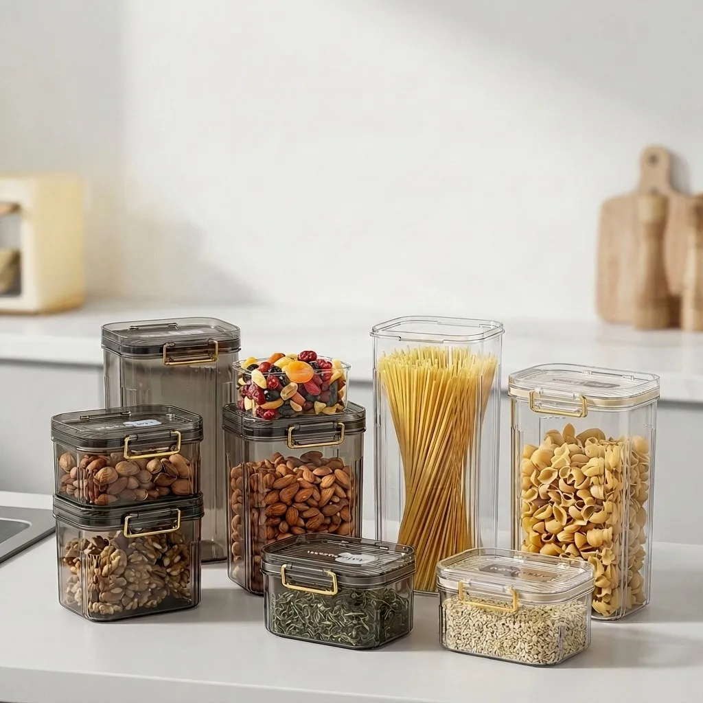 Recipientes herméticos para ar - Food Storage With Dividers avaliação e preço