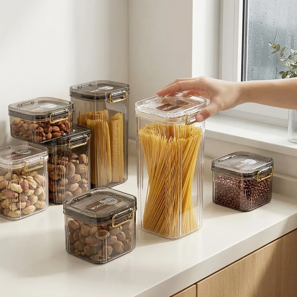 Recipientes herméticos para ar - Food Storage With Dividers avaliação e preço
