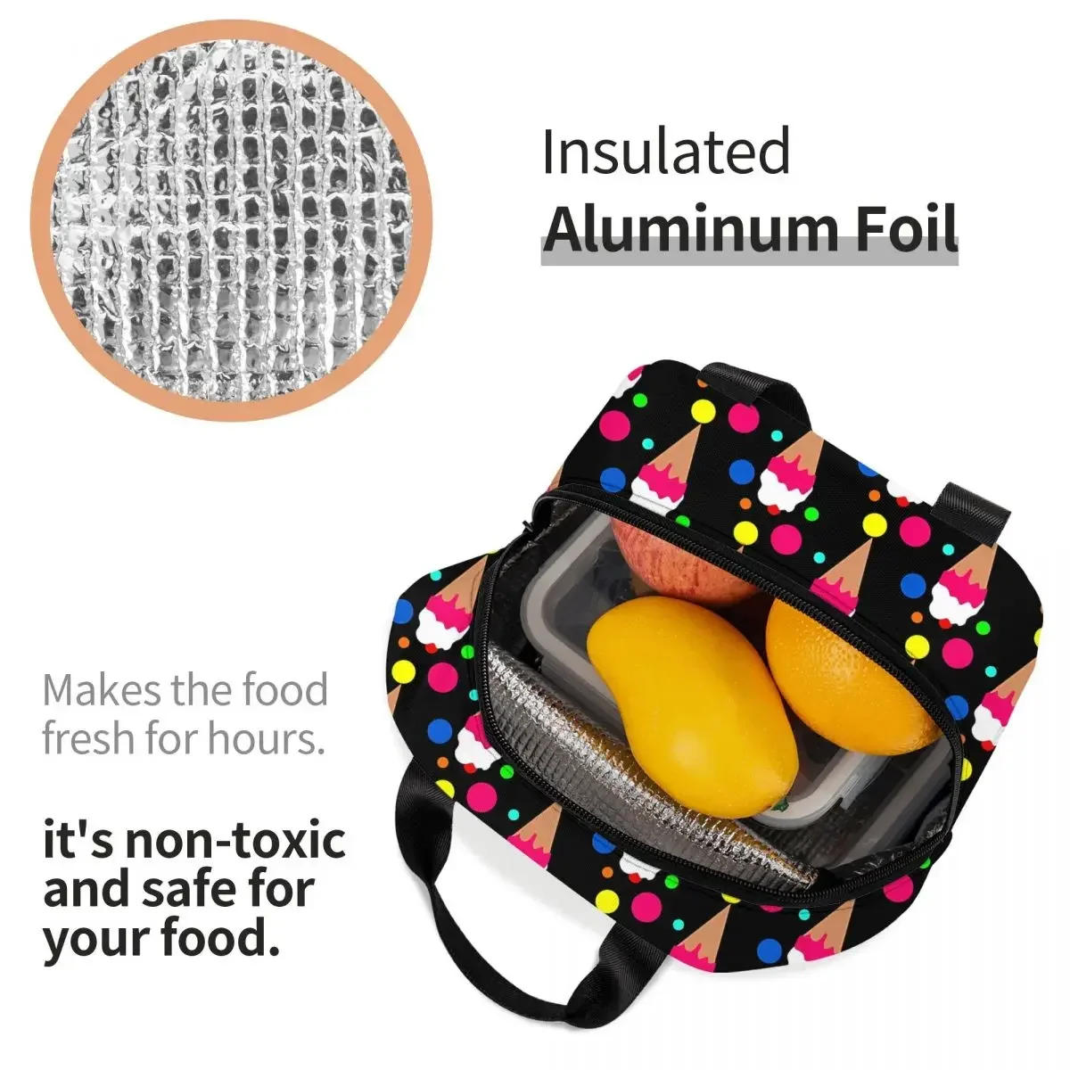 Bolsa Térmica Colorida Portáti - Food Storage Bag avaliação e preço