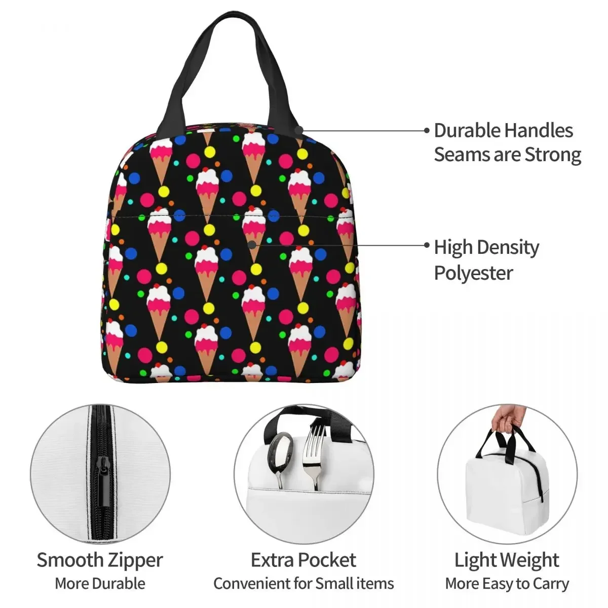 Bolsa Térmica Colorida Portáti - Food Storage Bag avaliação e preço